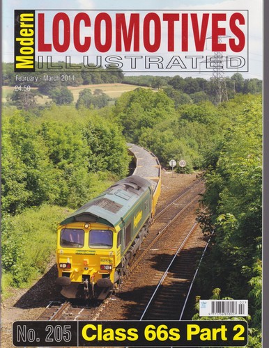 Modern locomotives illustrated - modern,