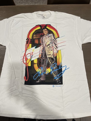Vtg 1996 elvis presley - presley, white