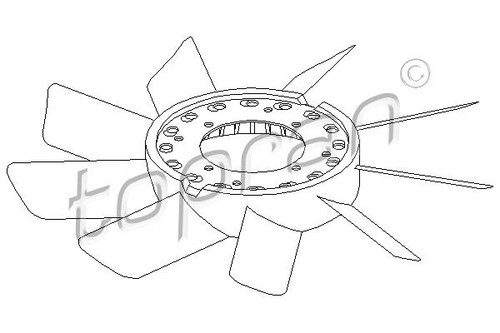 New fan wheel engine cooling - engine,