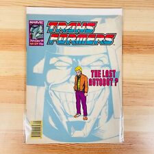 The Transformers Marvel Comics UK Issue No #329 The Last Autobot Machine Man