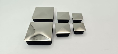 Square chrome metal plastic - chrome,
