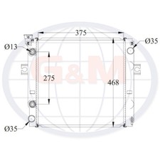 Radiator for nissan tcm - radiator,