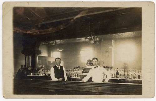 Saloon interior bartenders bar - interior,