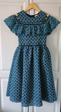 MAJE Green Blue Dress 8