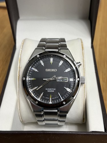 Seiko 5m83 0a0b kinetic - seiko, watch