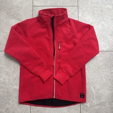 Polarn O Pyret Child windproof fleecy jacket 8-9 134cm tall Red New