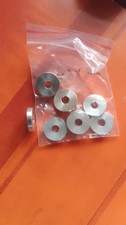 Aluminum sleeve extra wide washer round standoff spacer M6 (no thread) PACK OF 8
