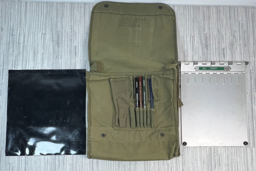 Vintage military map case - us,