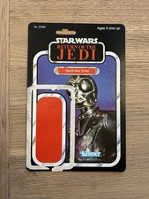 Vintage Star Wars ROTJ Death Star Droid Card Back - Mint Condition