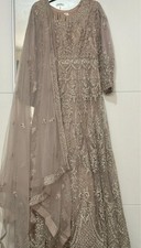 Anarkali Dress Asian White