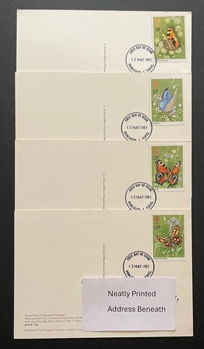 1981 butterflies phq - 1981, cards