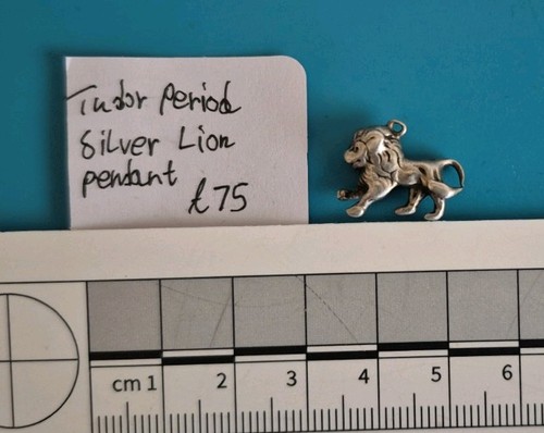 Tudor period silver - silver, lion