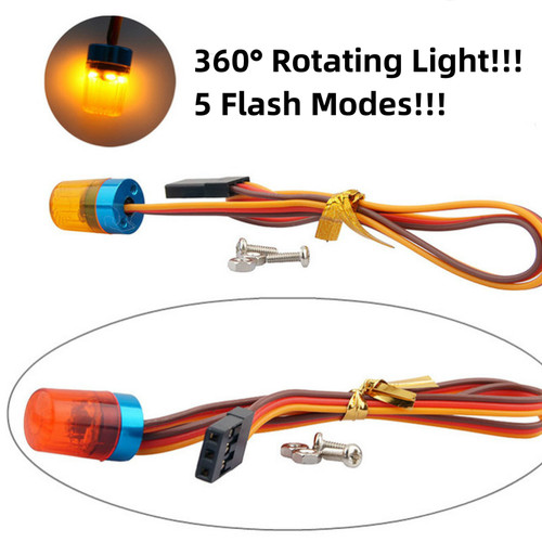 Led warning rotate flash light - flash,