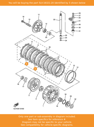 Yamaha plate friction - yamaha,