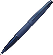 Cross ATX Sandblasted Dark Blue Rollerball Pen with Click off Lid