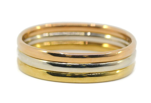 Cartier retro 18k tri color - tri,