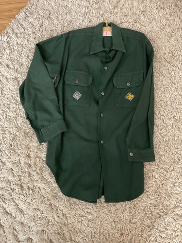 Vintage boy scout shirt - boy, uk