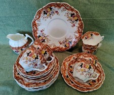 Antique Wellington J.H.C & Co Longton Tea Set