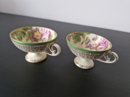 Pair antique porcelain - pair,