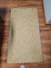 Mustard Yellow Shaggy Rug 130