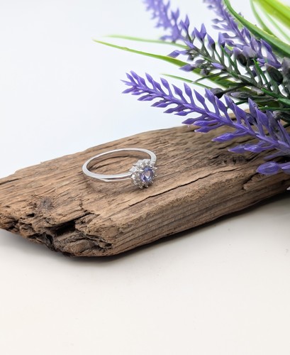 Sterling silver tanzanite - silver,