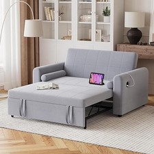Sofa Bed, Convertible Linen 2