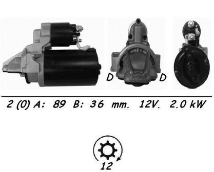 Genuine wai starter motor - starter,