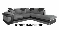 Corner Sofa Left or Right Black Grey Brown Beige 3+2 Seater Free Delivery