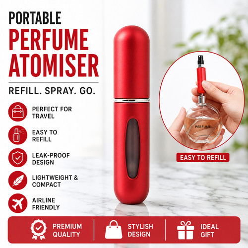 Refillable perfume atomiser - refillable, 5