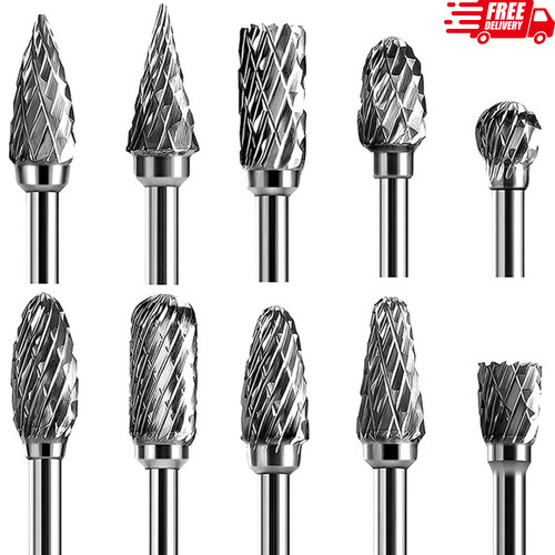 10pcs rotary burr bit tungsten - burr,