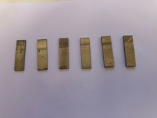 Six Imperial Slip Gauges