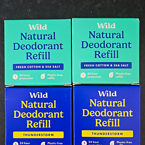 Wild natural deodorant - x4,