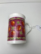 Vintage Crown Trent Strawberries London Herb & Spice Company Fine Bone China Mug