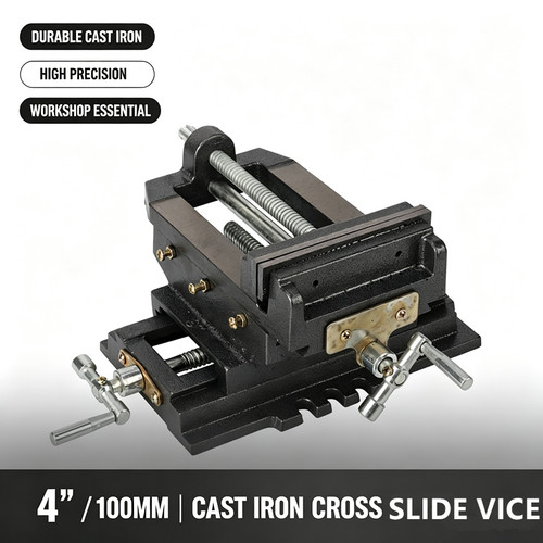 100mm cross slide vice - 4",