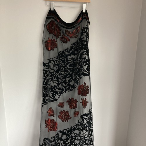 Womens velvet burnout scarf - womens,
