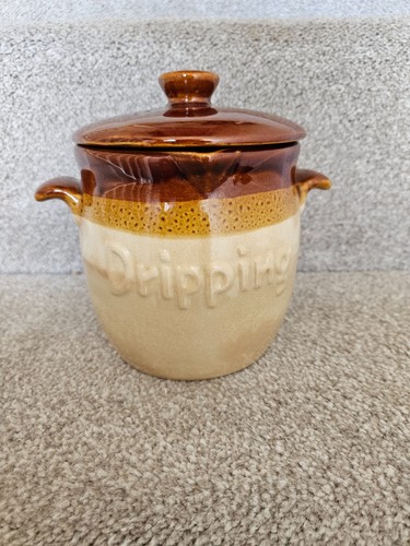 Vintage earthenware dark brown - dark,