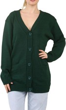 Womens Girls Plain Knitted