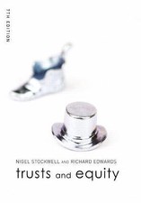Trusts and Equity by Nigel Stockwell and Richard Edwards (2006, Trade Paperback)