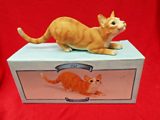 The Leonardo Collection CROUCHING CAT Figure