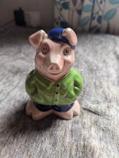 Natwest Piggy Bank Cousin Wesley Ceramic Money Box Collectible Wade Pottery