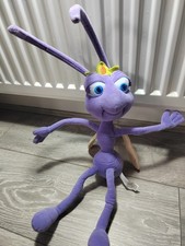 Walt Disney World Princess Atta Ant Purple A Bugs Life Plush Soft Toy 18"- 48 cm