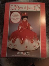 Fibre-Craft Queen Of Jewels  Doll Outfit Crochet Pattern FCM246