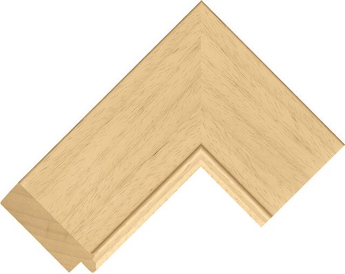 73mm wide natural flat - wide, wood