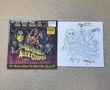 The Revenge Of Alice Cooper 2LP Vinyl + SIGNED Art Card Autograph