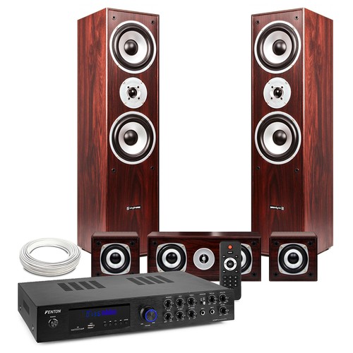 Hf5w walnut surround sound - hf5w, 5.0