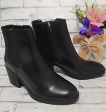 Ladies Ankle Boots Black Heel