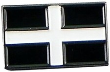 Cornwall Cornish Flag Enamel