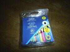 HP 304 XL  Black Ink - NEW Tesco Home Office Triple Pack 15ml Inkjet Cartridges