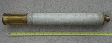 Antique Single Draw Naval Telescope, Brass and Ropework
