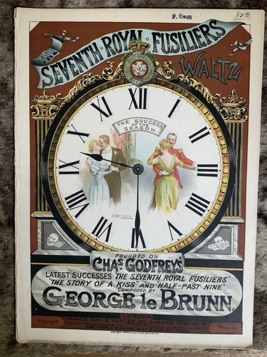 Victorian sheet music cover - music,